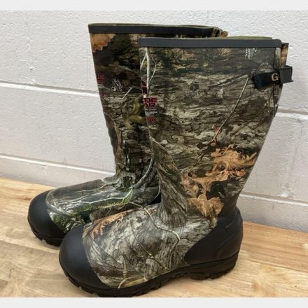 Mens Ankle Fit 2400 gram Insulated Rubber Boots Mossy Oak Country DNA
